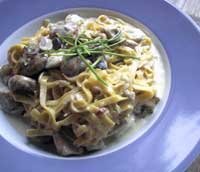 Pasta med kyckling