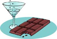 Choklad och drink Choklad och drink