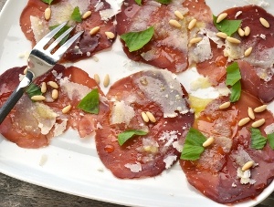 Bresaola med parmesan Bresaola med parmesan