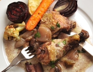 Kyckling i vin Coq au vin kycklinggryta Kyckling i vin Coq au vin kycklinggryta