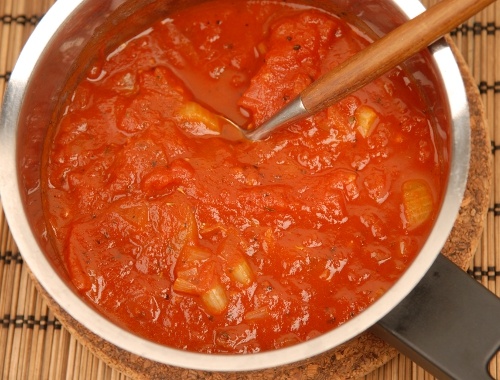 Italiensk tomatsås Italiensk tomatsås