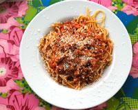 Pasta med köttfärssås Bolognese