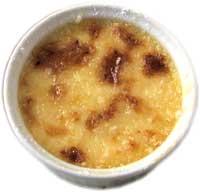 Creme brulee med passionsfrukt