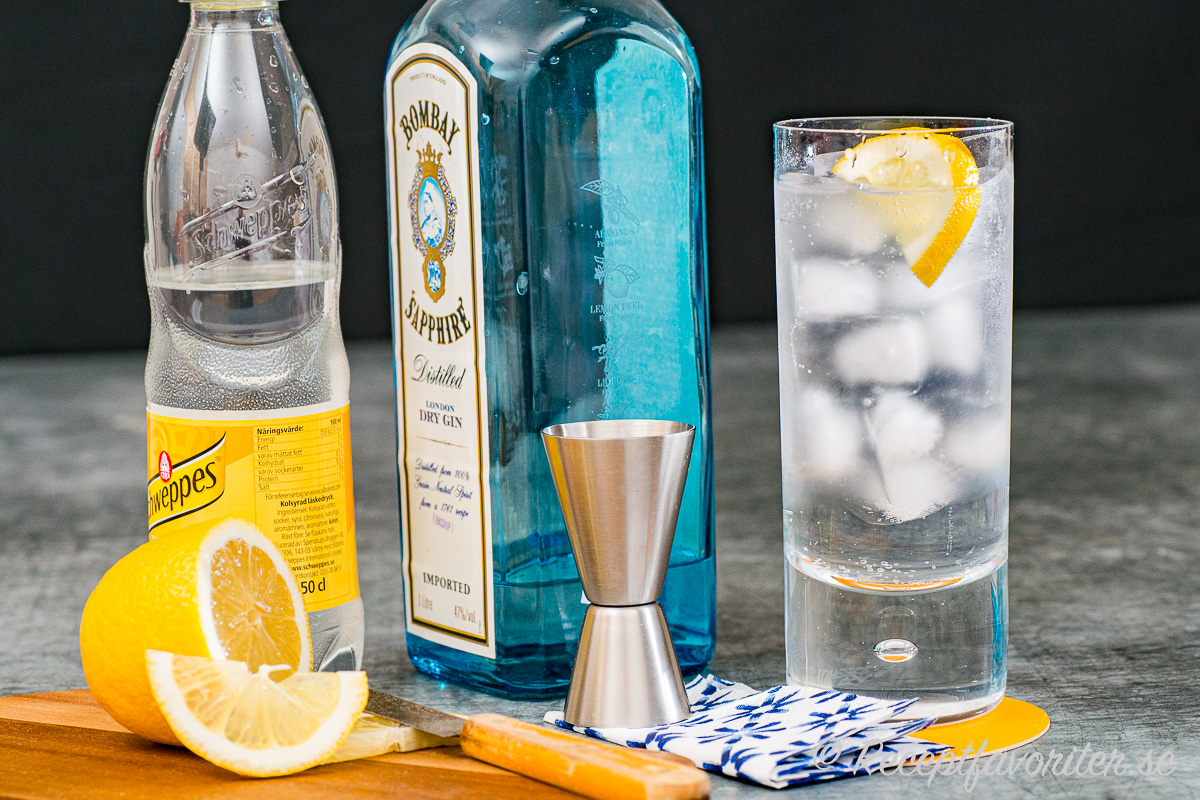 Gin&tonic är lätt att göra men kan varieras med annan tonic, val av gin och citron eller lime samt val av glas som highballglas eller kupa. 
