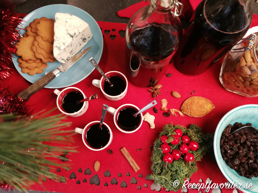 Glögg med tillbehör Glögg med tillbehör