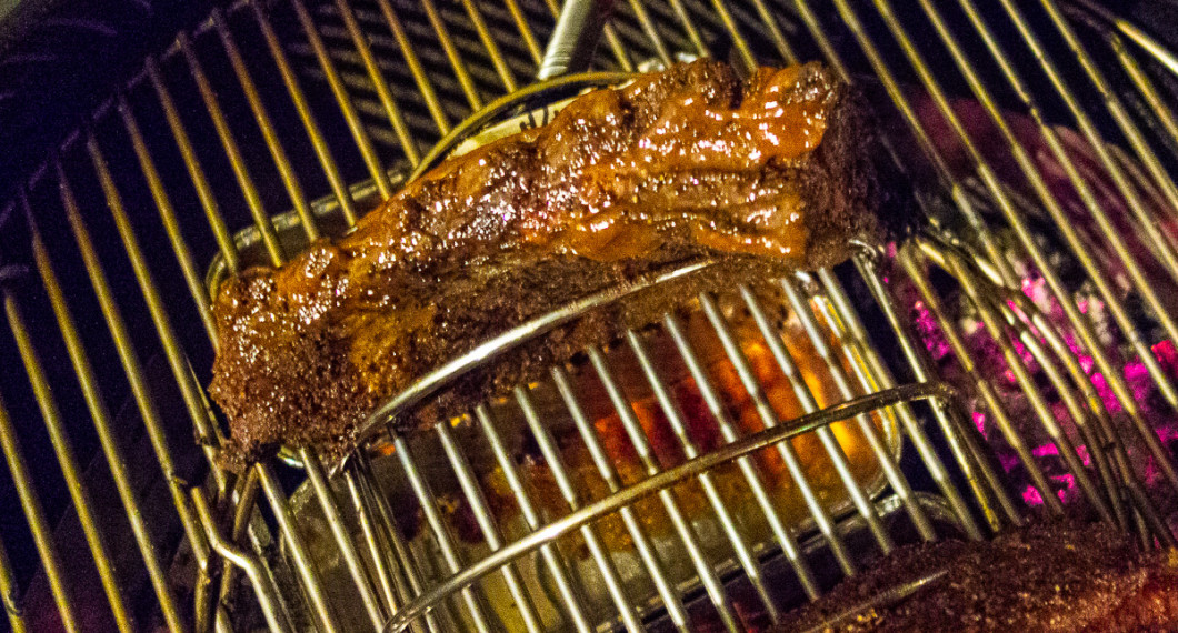 Pensla med barbecuemarinaden några gånger de sista 20 minuterna. 