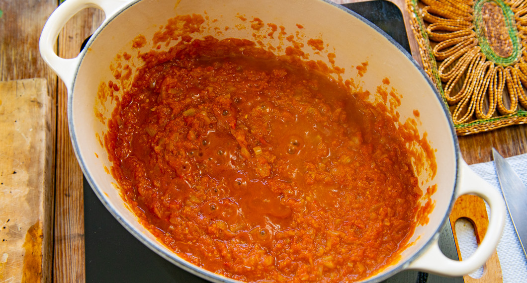Tikka Masala såsgrund smaksatt med currypasta 