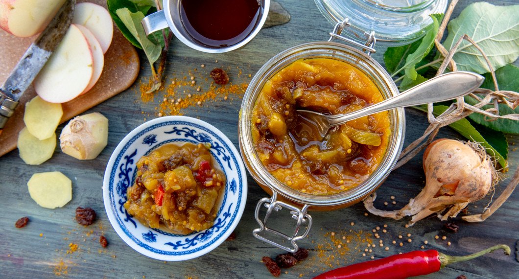 Chutney med äpplen