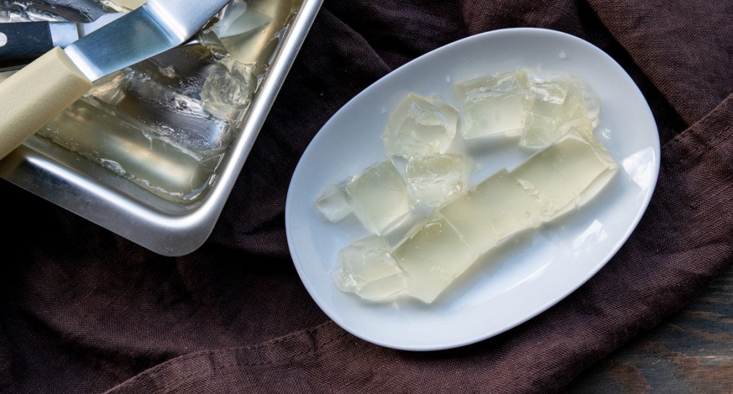 Flädergelé på fat