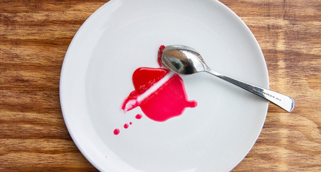 Geléprov på tallrik