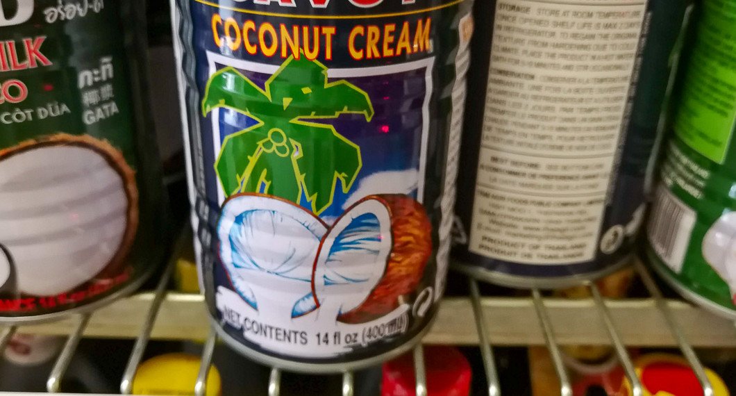 Kokosgrädde i burk