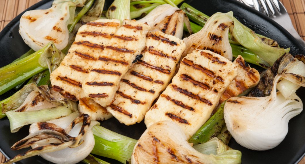 Stekt eller grillad Halloumi
