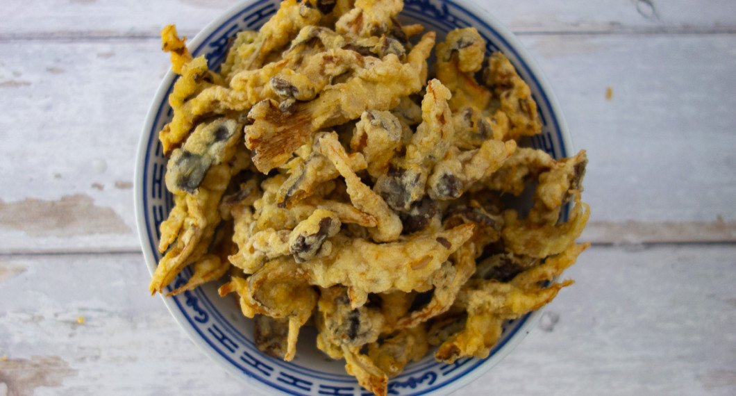 Tempura med ostronskivling eller annan matsvamp blir mycket gott. 