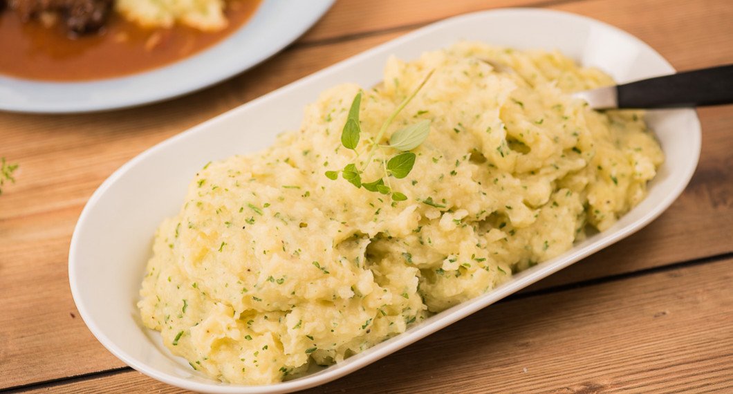 Gott till grytan är ett veganskt potatismos