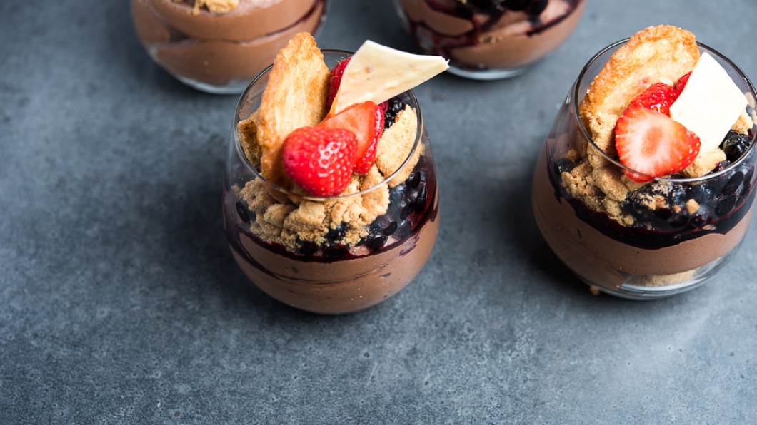 chokladmousse kakao grädde