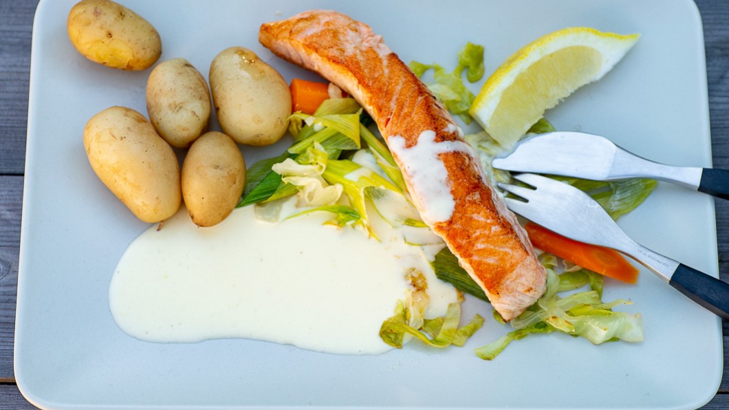 citronsås till fisk