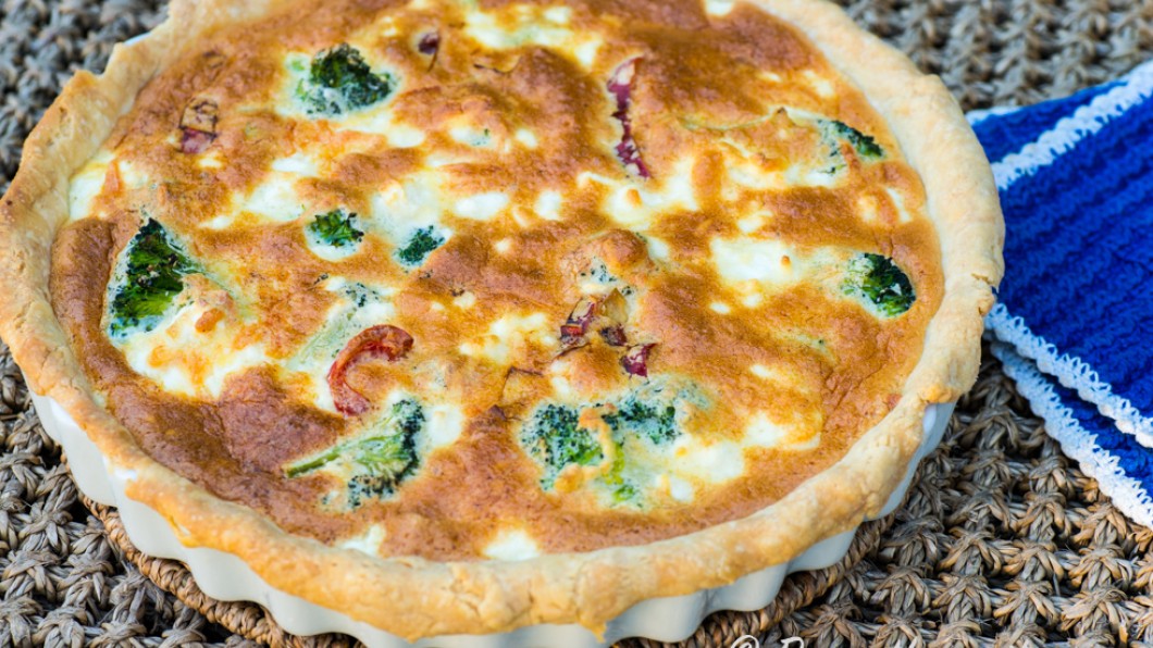 vegetarisk paj med fetaost