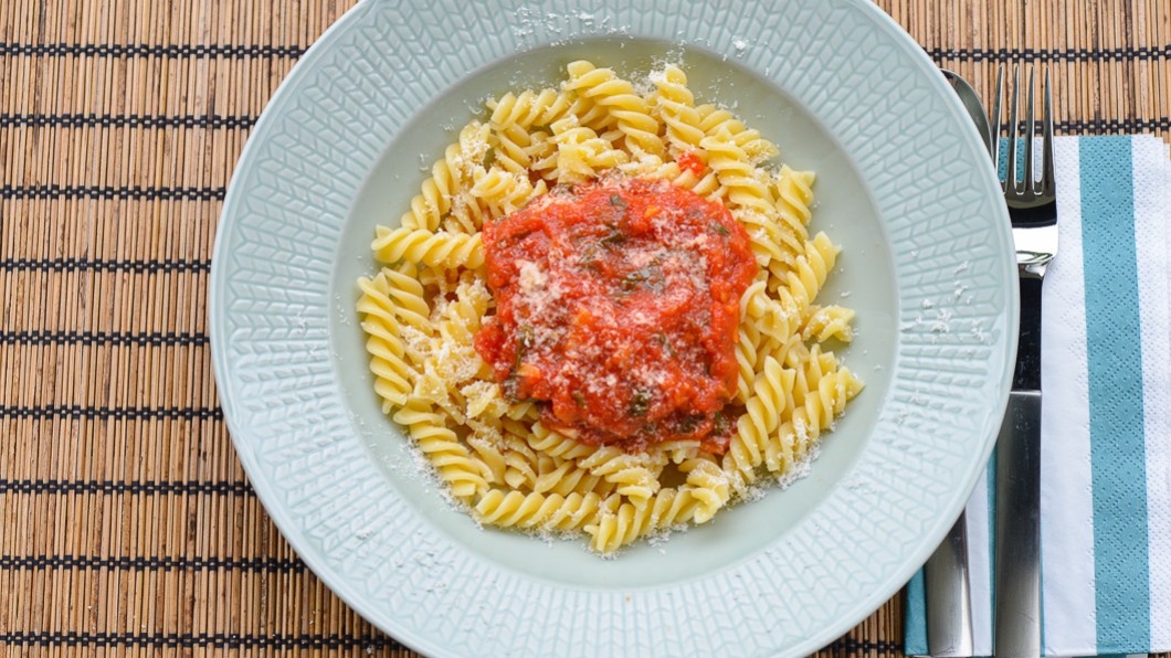 Pasta med tomatsås