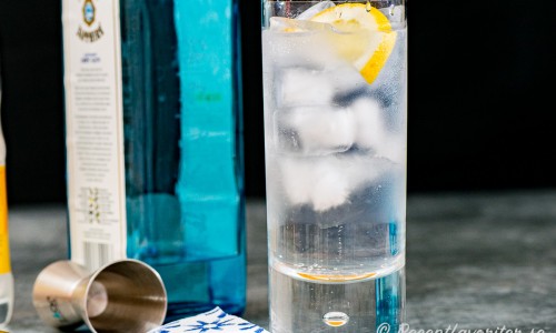 Gin och tonic - en klassisk drink i highballglas