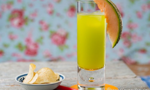 Melon ball cocktail