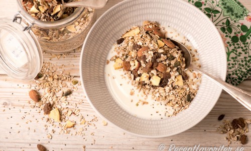 Musli med chiafrön och quinoa