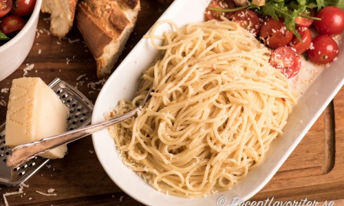 Recept med spagetti