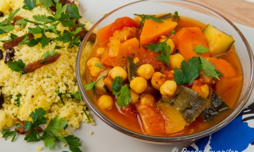 Vegetarisk gryta från Marocko