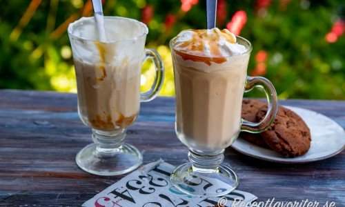 Läskande och svalkande iskaffe för sötsugna