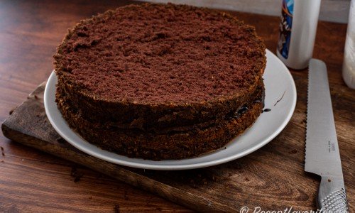 Chokladtårtbotten - en enkel tårtbotten eller sockerkaksbotten med chokladsmak. 