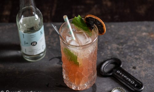 Cranberry Mocktail är en alkoholfri drink med tranbärsjuice, lime, tonic samt mynta. 