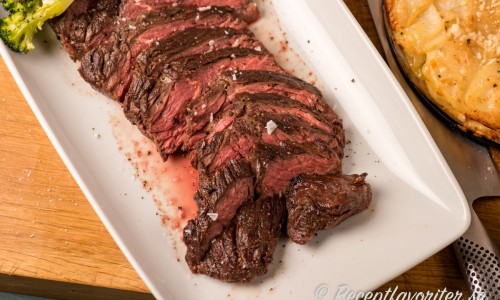 Grillad njurtapp eller slaktarbiff är en smakrik bit kött som är jättegod att grilla och servera blodig. 