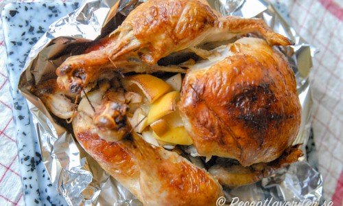 Helstekt kyckling eller ugnsstekt kyckling 