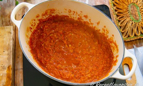 Tikka Masala såsgrund smaksatt med currypasta 