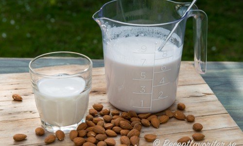 Recept med mandelmjölk