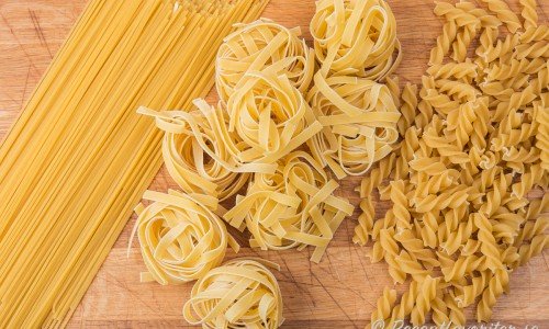 Koktider för olika sorters pasta