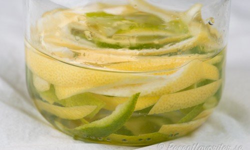 Snaps med lime och citron