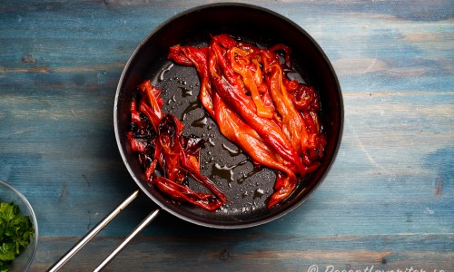 Skalad rostad paprika