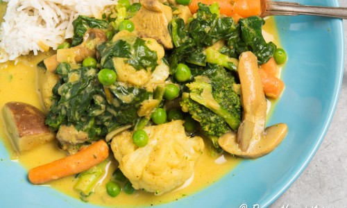 Currygrunden ger god smak åt allt du stoppar i grytan. 