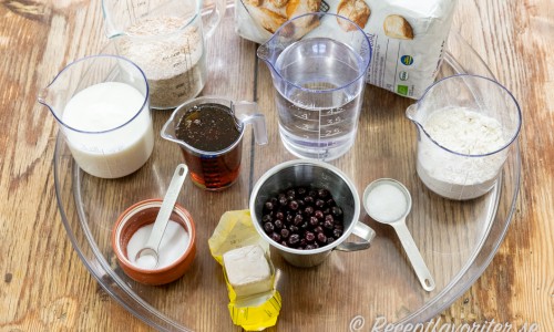 Ingredienser till yoghurtfrallorna