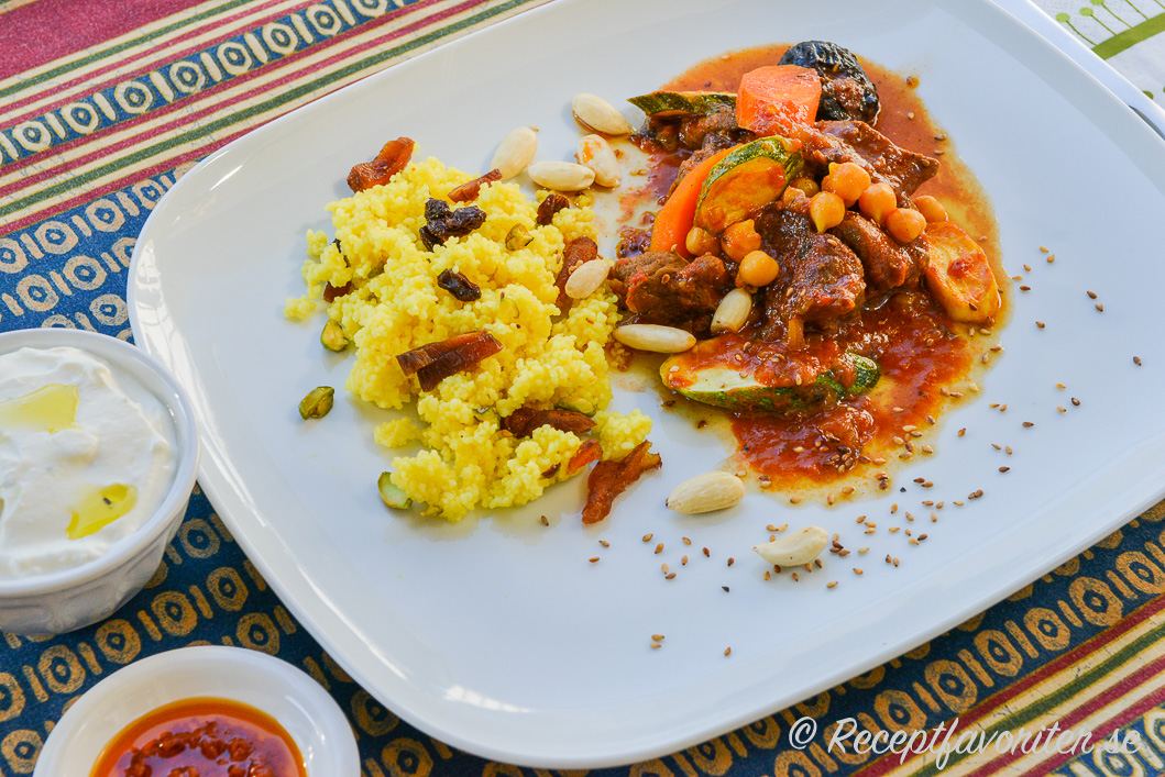 Recept från Marocko med tagine och couscous
