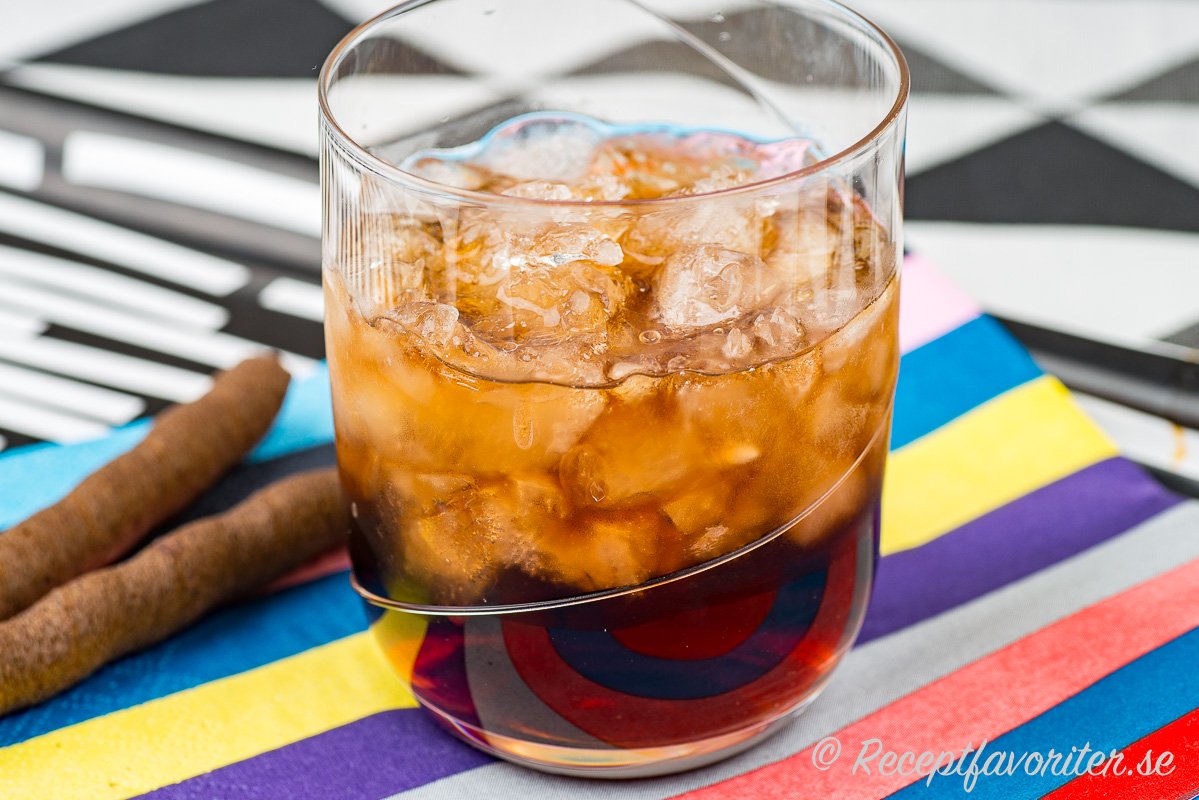 Black Russian är god iskall med massor av krossad is. Black Russian drink i glas