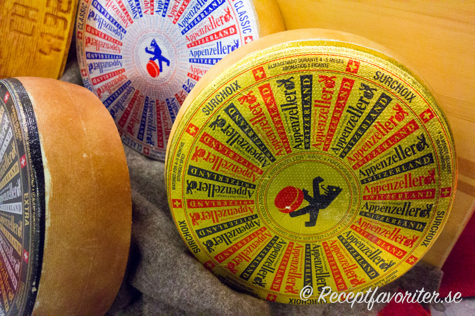 Gruyere och appenzeller Gruyere och appenzeller
