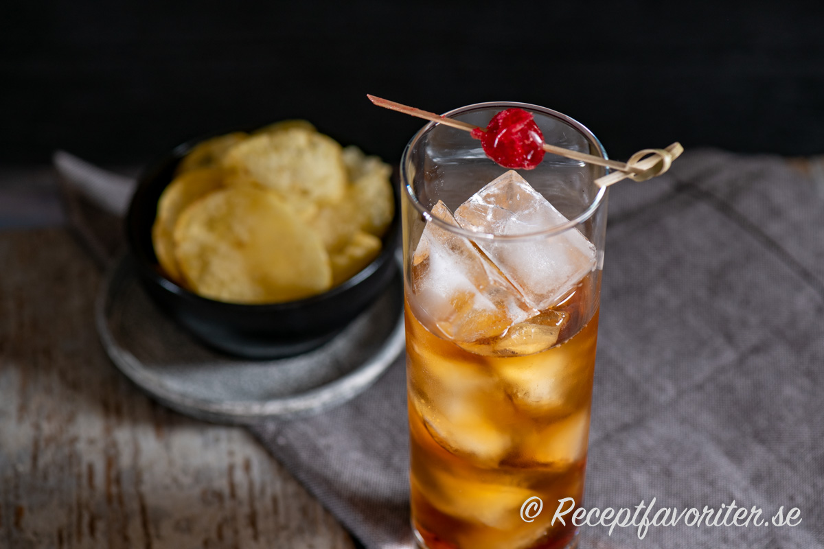 Rob Roy blandas med skotsk whisky istället för Rye Whiskey som dess ursprungsdrink Manhattan. Rob Roy blandas med skotsk whisky istället för Rye Whiskey som dess ursprungsdrink Manhattan.