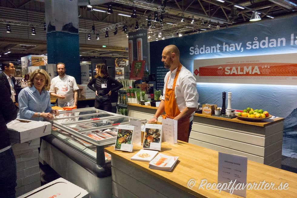 Salma lax på Stockholm food and wine Salma lax på Stockholm food and wine