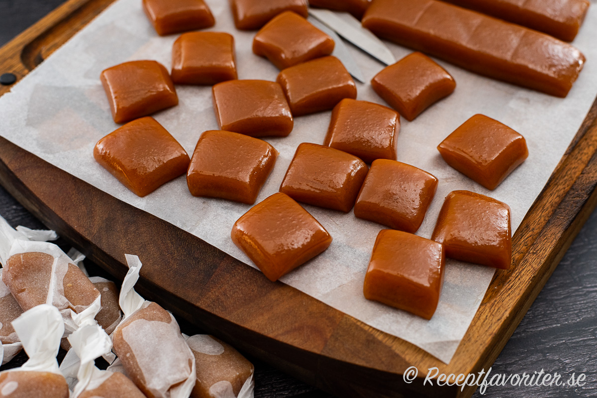 Supergoda kolor med smak av smör och vanilj. 