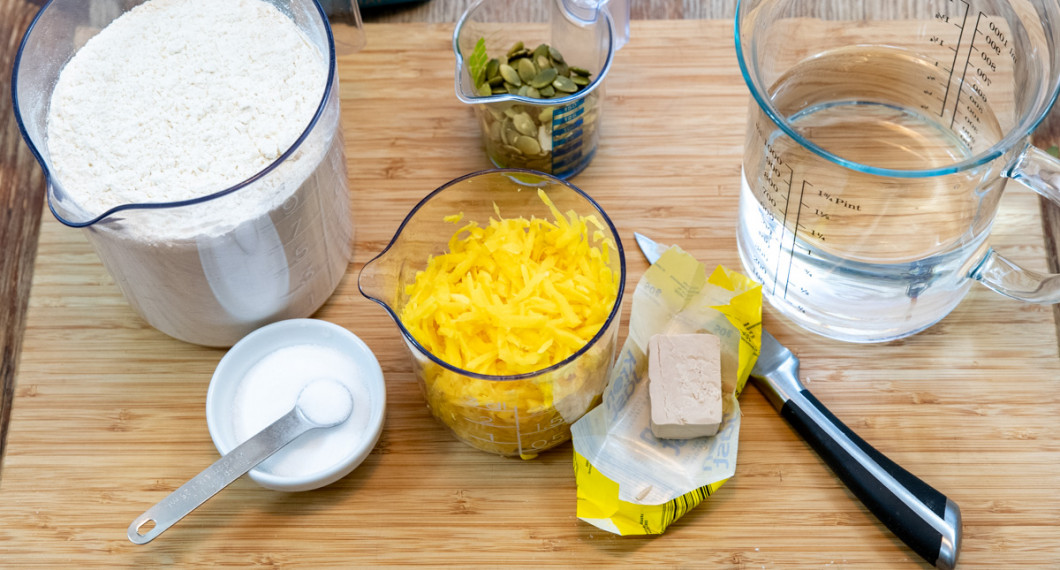 Ingredienser till pumpafrallorna