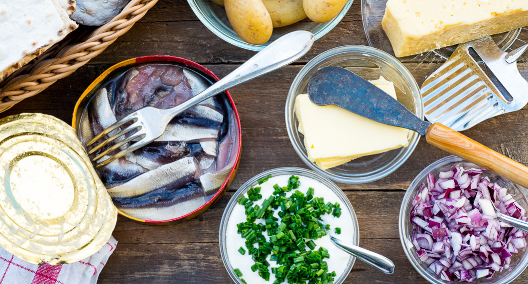 Ingredienser till surströmmingsklämmorna
